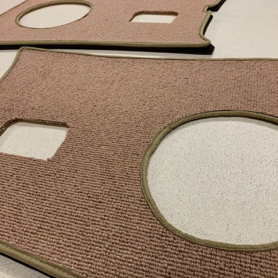 Square Weave Carpet Splitscreen Kick Panels