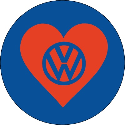 VW Love Spare Wheel Cover